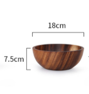 "Akashiya" Acacia Bowl and Salad Bowl (8 variants)