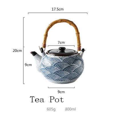 "Tīpotto" Large-Capacity Japanese Teapot