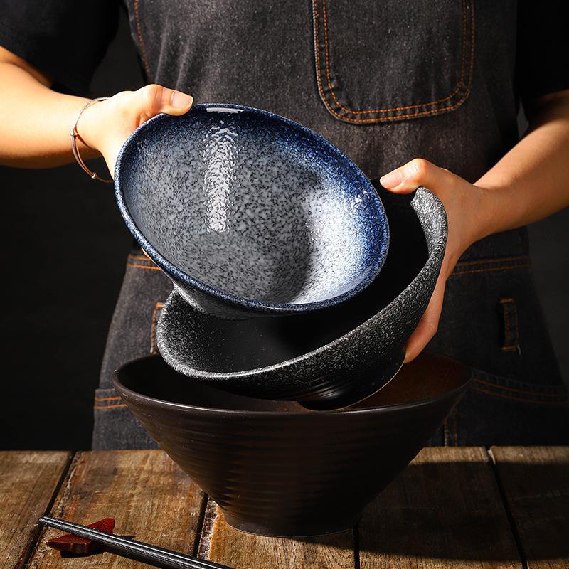 Japanese Style Ceramic Bowl Household Large Ramen Creative Tableware