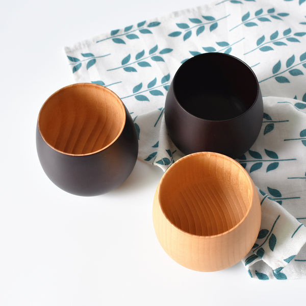 „Tsuga“ Japanische Teetasse aus Holz