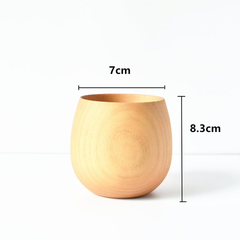 „Tsuga“ Japanische Teetasse aus Holz