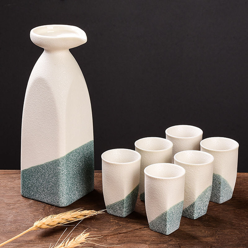 Keramik-Sake-Set „Iwao“.