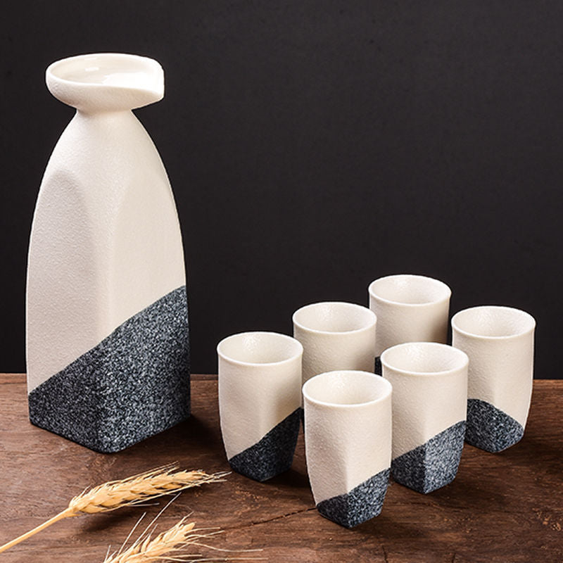 Keramik-Sake-Set „Iwao“.